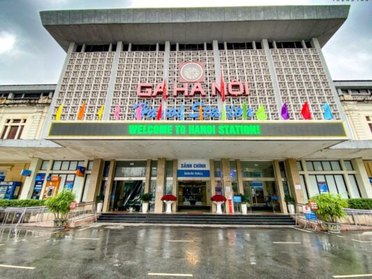 Vibrant atmosphere at Hanoi Train Station