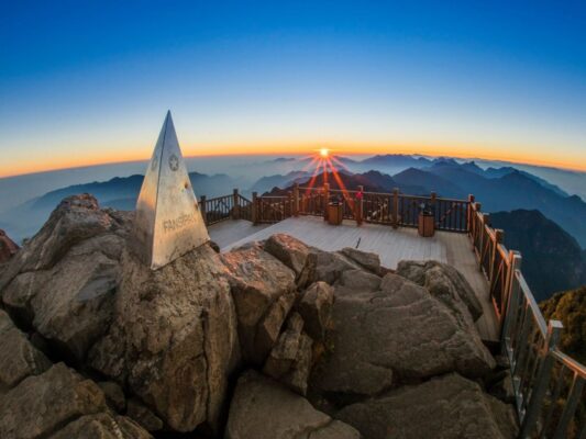 The highest mountain in Vietnam